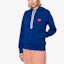 Purchase (Women) Comme Des Garçons CDG Play Embroidered Heart Hoodie Navy Blue. AZ-T173-051-2