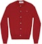 Order (Women) Comme Des Garçons CDG Play Red Heart Embroidered Long Sleeve Knit Sweater. AZ-N053-051-3