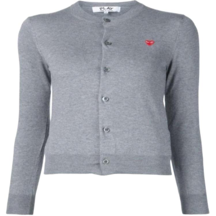 (Women) Comme Des Garçons CDG Play  Round Neck Long Sleeve Cardigan Sweater AZ-N053-051-4 圖 2