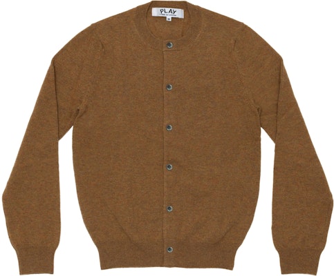 (W) Comme Des Garçons CDG Play FW23 Coklat Kardigan Lengan Panjang Leher Bulat. AZ-N091-051-3 Buy (W) Comme Des Garçons CDG Play FW23 Coklat Kardigan Lengan Panjang Leher Bulat. AZ-N091-051-3