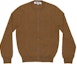 Order (W) Comme Des Garçons CDG Play FW23 Coklat Kardigan Lengan Panjang Leher Bulat. AZ-N091-051-3