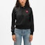 Shop (Women) Comme Des Garçons CDG Play Red Heart Hoodie Black. AZ-T173-051-1