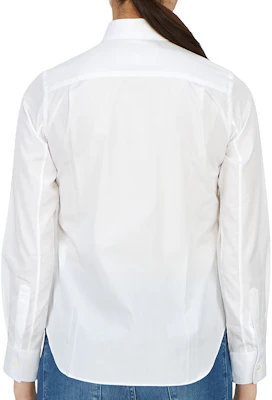(W) Comme Des Garçons CDG Play Baju Lengan Panjang Putih Red Heart Button-Up AZ-B011-051-white Purchase (W) Comme Des Garçons CDG Play Baju Lengan Panjang Putih Red Heart Button-Up AZ-B011-051-white