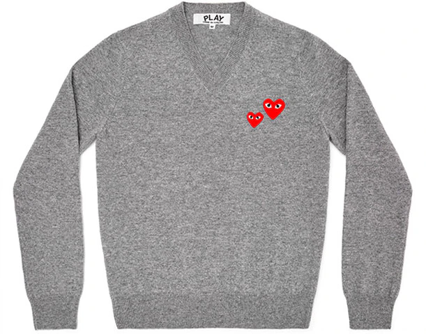 women-comme-des-garcons-cdg-play-women-s-grey-knit-sweater-with-double-heart-embroidery-az-n069-051
