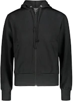 (Women) Comme Des Garçons CDG Solid Color Black Zip-Up Hoodie Jacket AZ-T333-051-1 (Women) Comme Des Garçons CDG Solid Color Black Zip-Up Hoodie Jacket AZ-T333-051-1