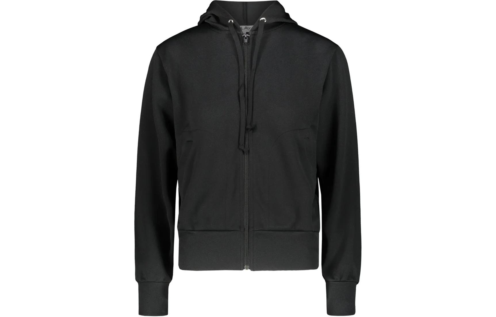 Order (W) 꼼데가르송 CDG 솔리드 컬러 블랙 집업 후디 재킷 AZ-T333-051-1