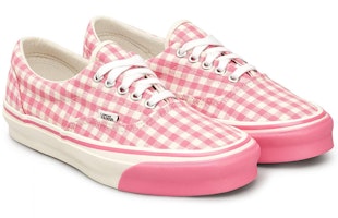 Comme Des Garçons Girl x Vans Era Vault OG LX 聯名款 可愛甜美風 格紋 低筒 滑板鞋 女款 粉紅色 Lookbook Comme Des Garçons Girl x Vans Era Vault OG LX 聯名款 可愛甜美風 格紋 低筒 滑板鞋 女款 粉紅色