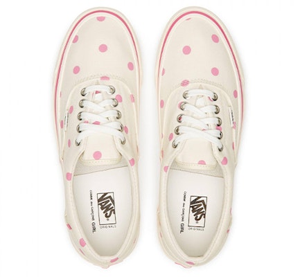 (Women) Vans COMME des GARCONS Girl x Vault OG Era LX 'White Pink' VN0A4BVA2ZU Shop (Women) Vans COMME des GARCONS Girl x Vault OG Era LX 'White Pink' VN0A4BVA2ZU