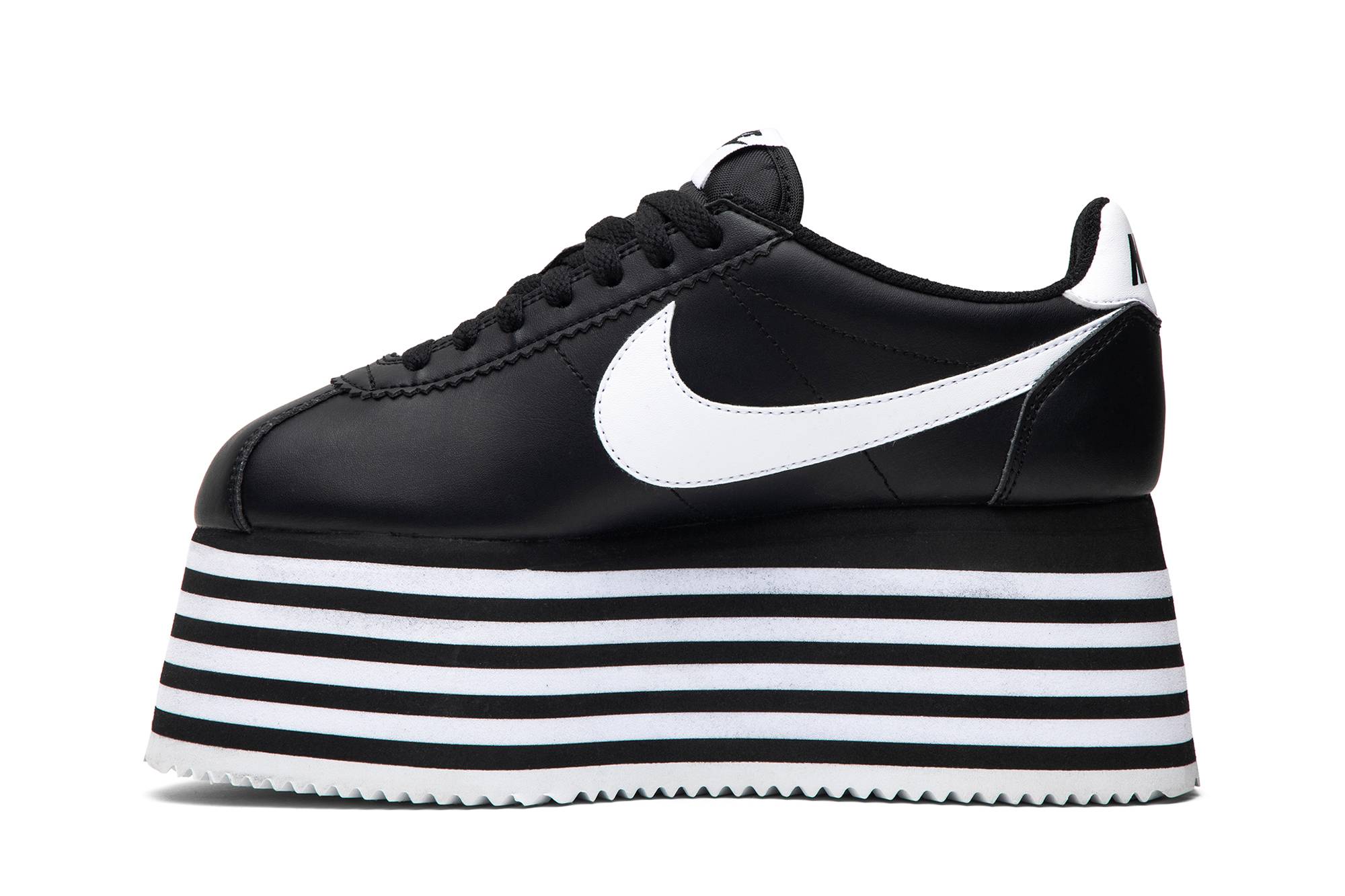 Lookbook (W) 꼼데가르송 x 나이키 코르테즈 블랙 BV0070-001