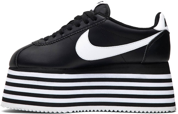 (W) 꼼데가르송 x 나이키 코르테즈 블랙 BV0070-001 Lookbook (W) 꼼데가르송 x 나이키 코르테즈 블랙 BV0070-001