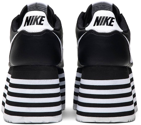 (W) 꼼데가르송 x 나이키 코르테즈 블랙 BV0070-001 Details for (W) 꼼데가르송 x 나이키 코르테즈 블랙 BV0070-001