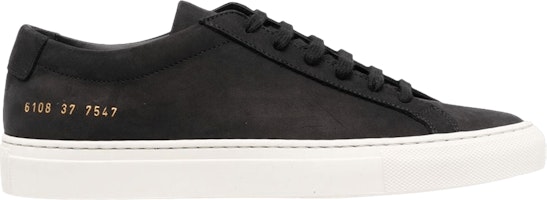 (Women) Common Projects Achilles Low 'Black Nubuck' 6108-7547 (Women) Common Projects Achilles Low 'Black Nubuck' 6108-7547