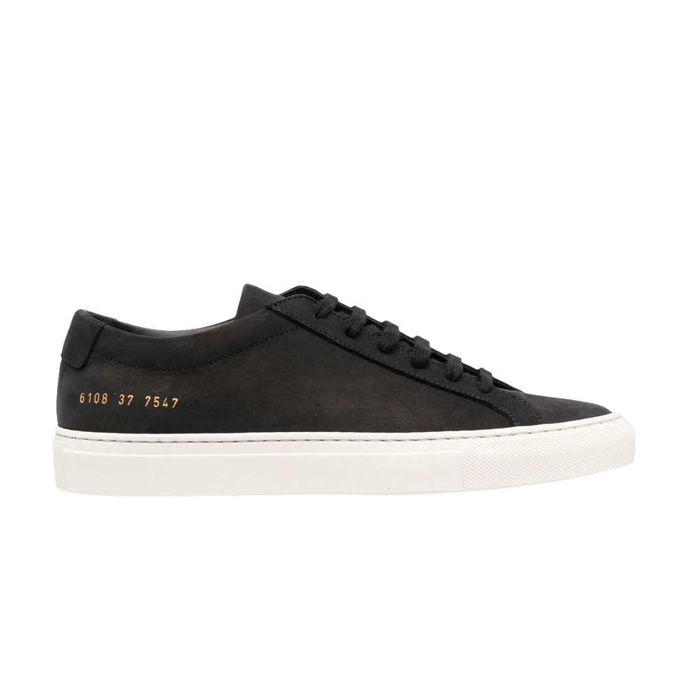 (Women) Common Projects Achilles Low 'Black Nubuck' 6108-7547