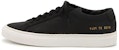 (W) Common Projects Achilles Low 'Black Nubuck' - Common Projects Achilles Low 'Hitam Nubuck' 6108-7547