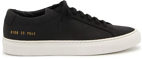 Order (女性)Common Projects Achilles 低帮黑色绒面革鞋款 6108-7547