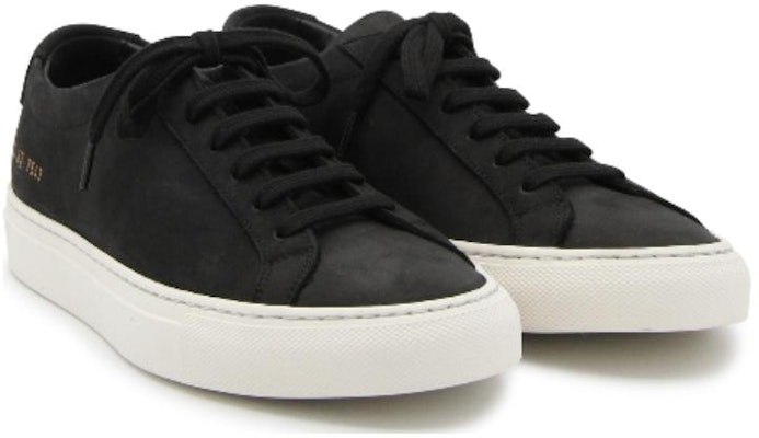 (W) Common Projects Achilles Low '黑色磨砂革' 6108-7547 Lookbook (W) Common Projects Achilles Low '黑色磨砂革' 6108-7547