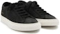 (W) Common Projects Achilles Low 'Black Nubuck' - Common Projects Achilles Low 'Hitam Nubuck' 6108-7547