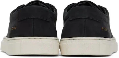 Purchase (女性)Common Projects Achilles 低帮黑色绒面革鞋款 6108-7547