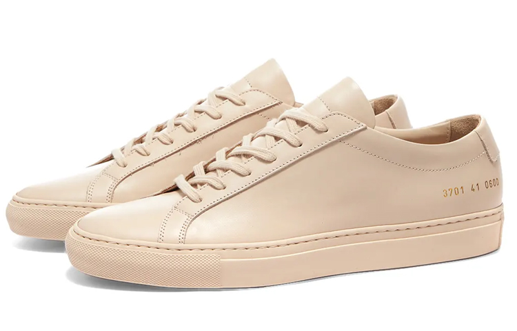 Order (W) Common Projects Achilles Low 'Nude' Sepatu Sneakers Wanita Pria 3701-0600