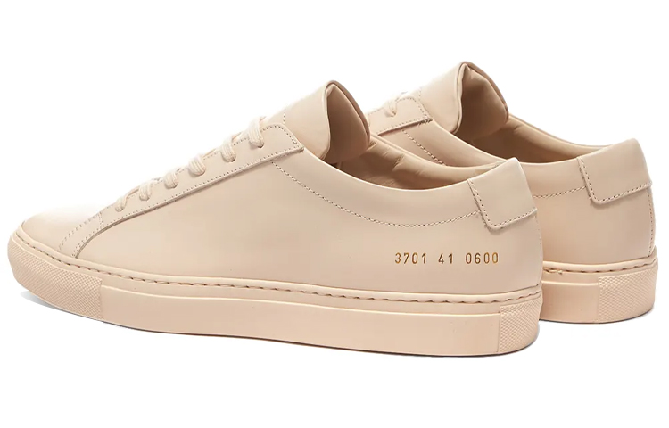 Lookbook (W) Common Projects Achilles Low 'Nude' Sepatu Sneakers Wanita Pria 3701-0600