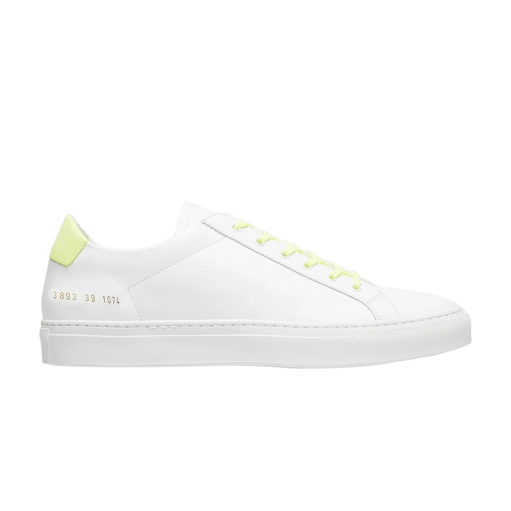 (Women) Common Projects Achilles Low 'White Yellow'  3893-1074