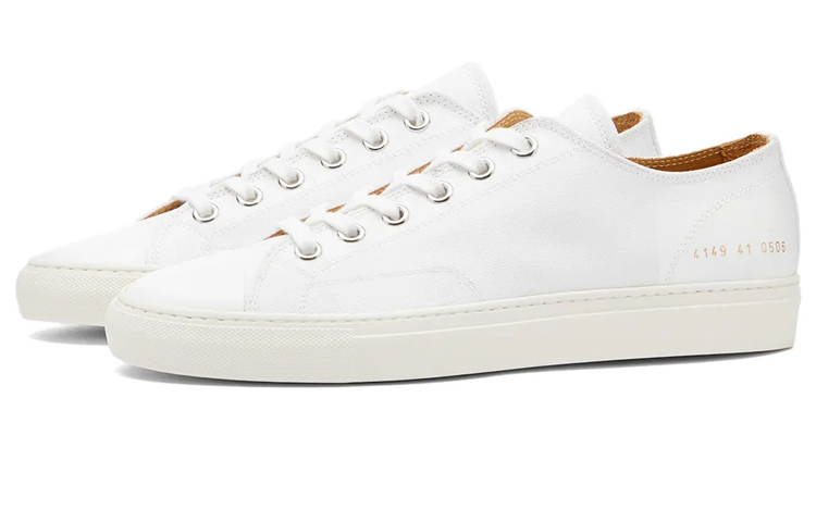 Order (Women) Common Projects Canvas Low-Top 'White' 4149-0506