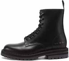 (Women) COMMON PROJECTS Leather Casual Ankle Boots Black 6135-7547 (Women) COMMON PROJECTS Leather Casual Ankle Boots Black 6135-7547