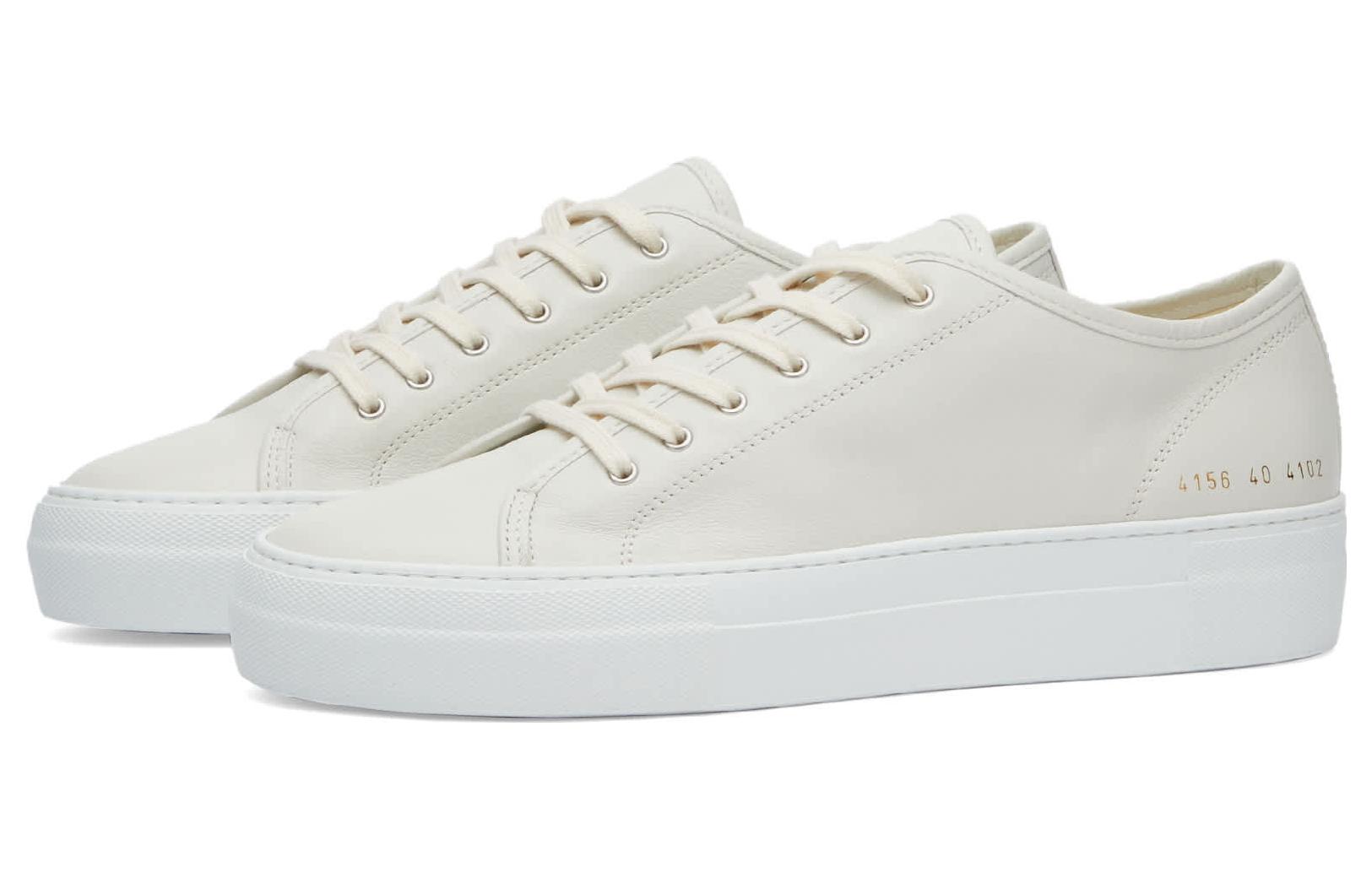 Order (Women) Common Projects Leather Low-Top 'White' 4156-4102