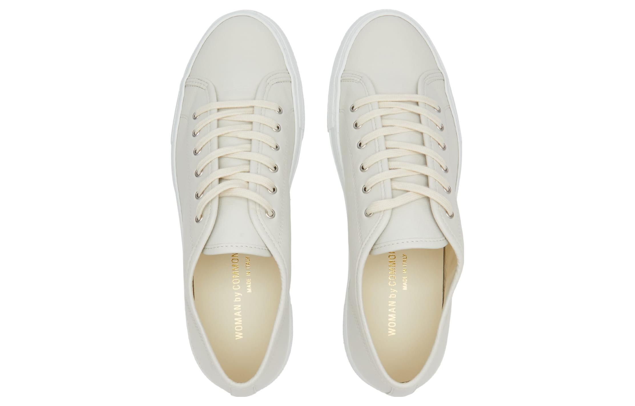 Lookbook (Women) Common Projects Leather Low-Top 'White' 4156-4102