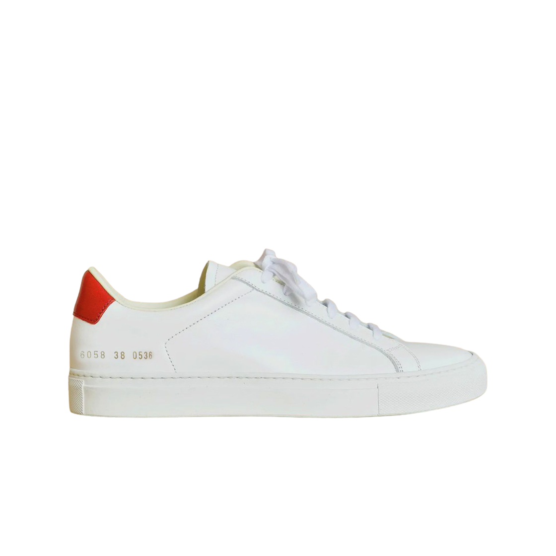 (Women) Common Projects Original Achilles Low 'White Red' 6058-0536
