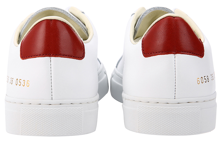 Shop (Women) Common Projects Original Achilles Low 'White Red' 6058-0536