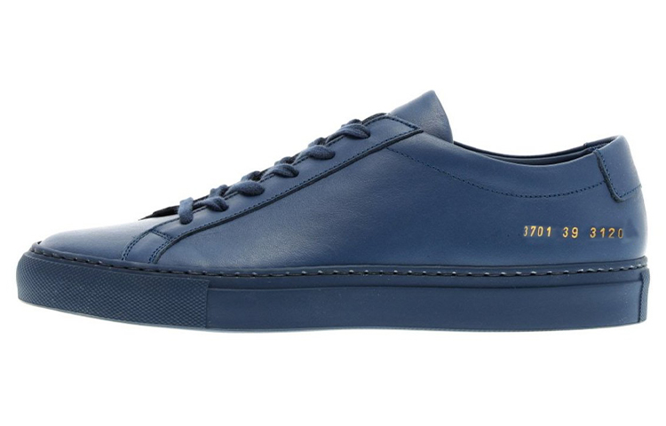 (Women) COMMON PROJECTS Original Achilles Low Leather Sneakers Women’s Blue 3701-3120
