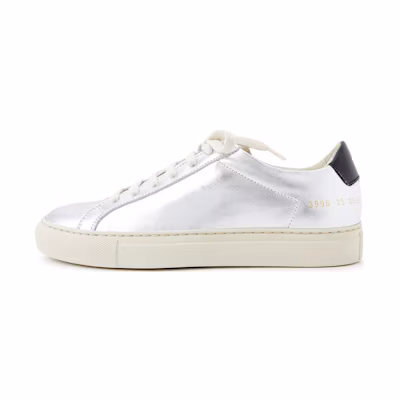(W) Common Projects Retro Low 'Metallic Silver'