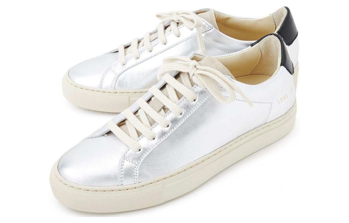 Lookbook (W) Common Projects Retro Low ''Metallic Zilver'' 3996-0509