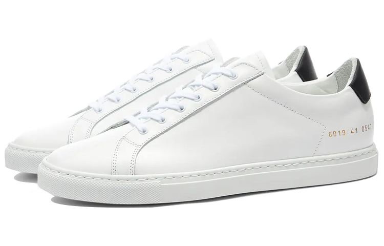 Order (W) Common Projects Retro Rendah 'Putih Hitam' 6019-0547