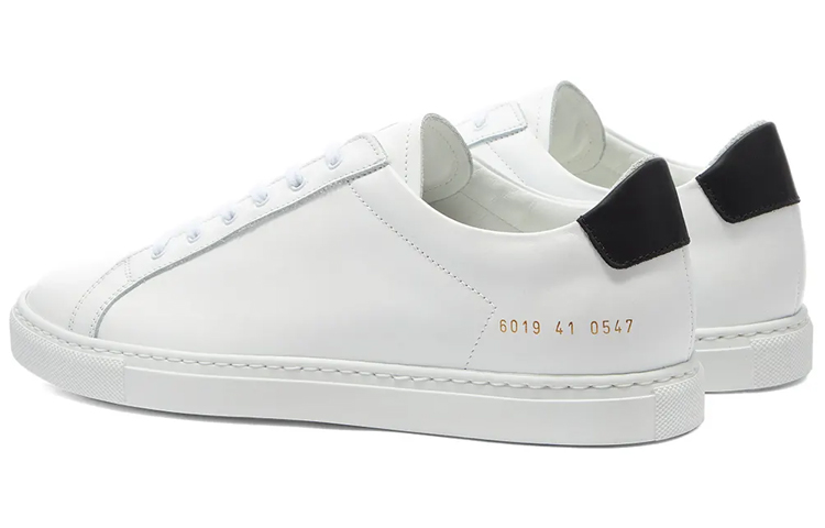 Lookbook (W) Common Projects Retro Rendah 'Putih Hitam' 6019-0547