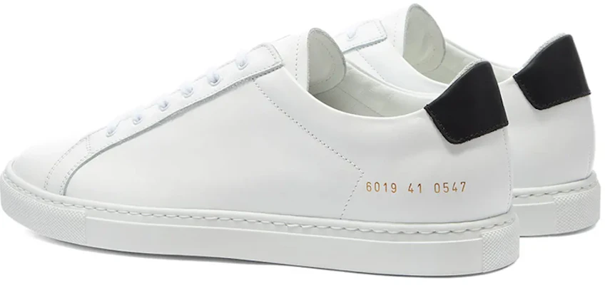 (W) Common Projects Retro Rendah 'Putih Hitam' 6019-0547 Lookbook (W) Common Projects Retro Rendah 'Putih Hitam' 6019-0547
