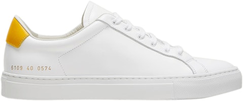 (Women) Common Projects Retro Low 'White Yellow' 6109-0574 (Women) Common Projects Retro Low 'White Yellow' 6109-0574