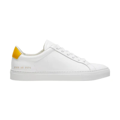 (W) Common Projects Retro Low 'White Yellow'