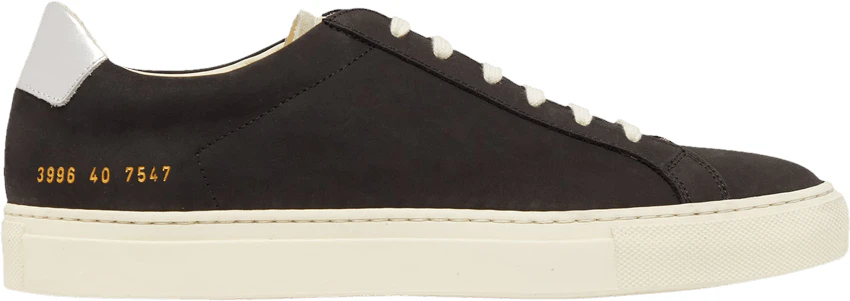 common-projects-retro-low-special-edition-silver-black-women
