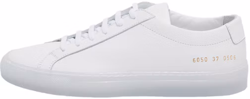 (Women) COMMON PROJECTS White Leather Low-Top Fashion Sneakers 6050-0506 (Women) COMMON PROJECTS White Leather Low-Top Fashion Sneakers 6050-0506