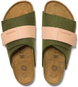 (W) Concepts x Birkenstock Kyoto 'Fieltro Oliva' 1026270 Details for (W) Concepts x Birkenstock Kyoto 'Fieltro Oliva' 1026270