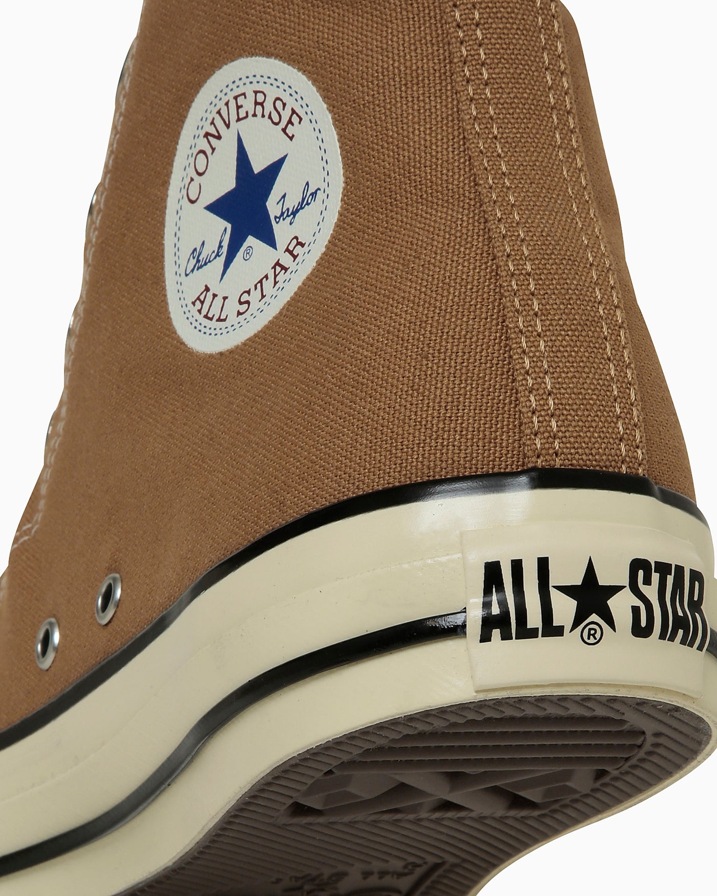 Sizing (W) Converse All Star Aged AC High-Top Burnt Ochre Sneakers Cokelat Tua 31315450