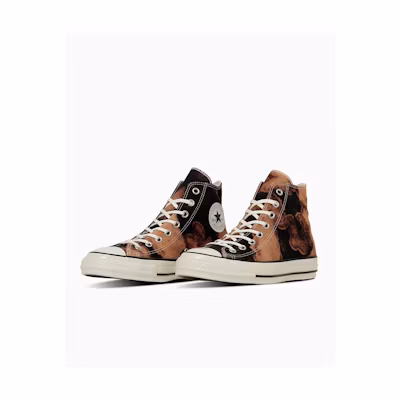 Converse All Star Aged Bleached Canvas Hi Black