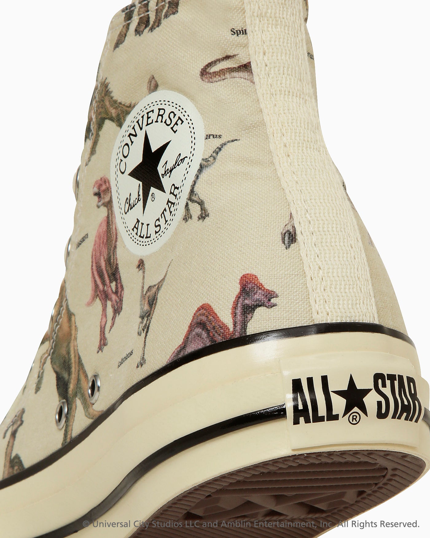 Sizing (W) コンバース オールスター エイジドDP ハイ "ジュラシックパーク" エディション ナチュラル 31315570