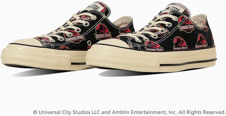 (W) コンバース オールスター ジュラシックパーク ロートップ スニーカー ブラック 31315580 Buy (W) コンバース オールスター ジュラシックパーク ロートップ スニーカー ブラック 31315580