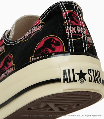 (W) コンバース オールスター ジュラシックパーク ロートップ スニーカー ブラック 31315580 Sizing (W) コンバース オールスター ジュラシックパーク ロートップ スニーカー ブラック 31315580