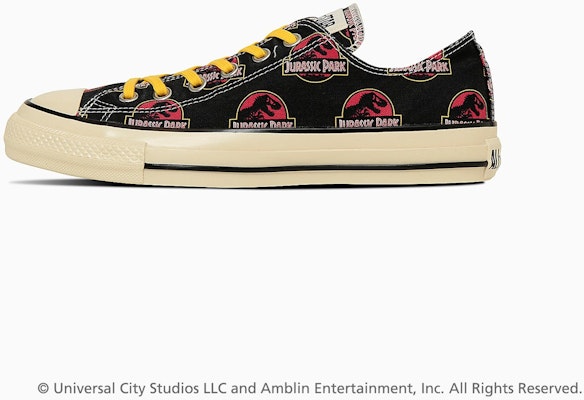 (W) コンバース オールスター ジュラシックパーク ロートップ スニーカー ブラック 31315580 Cheap (W) コンバース オールスター ジュラシックパーク ロートップ スニーカー ブラック 31315580