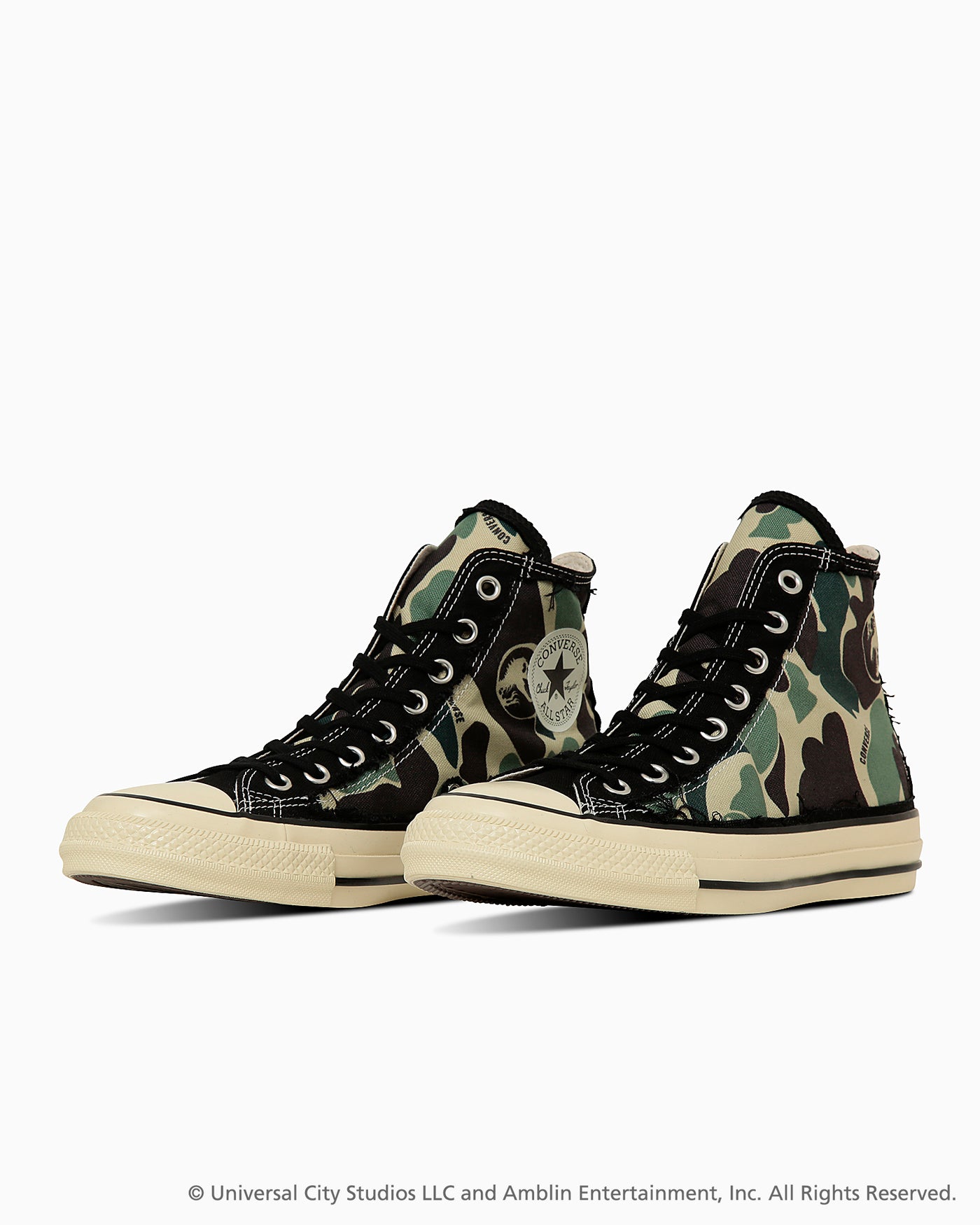 Converse All Star Aged RL Hi Jurassic Park Edition Sneakers Black/Camo 圖 11