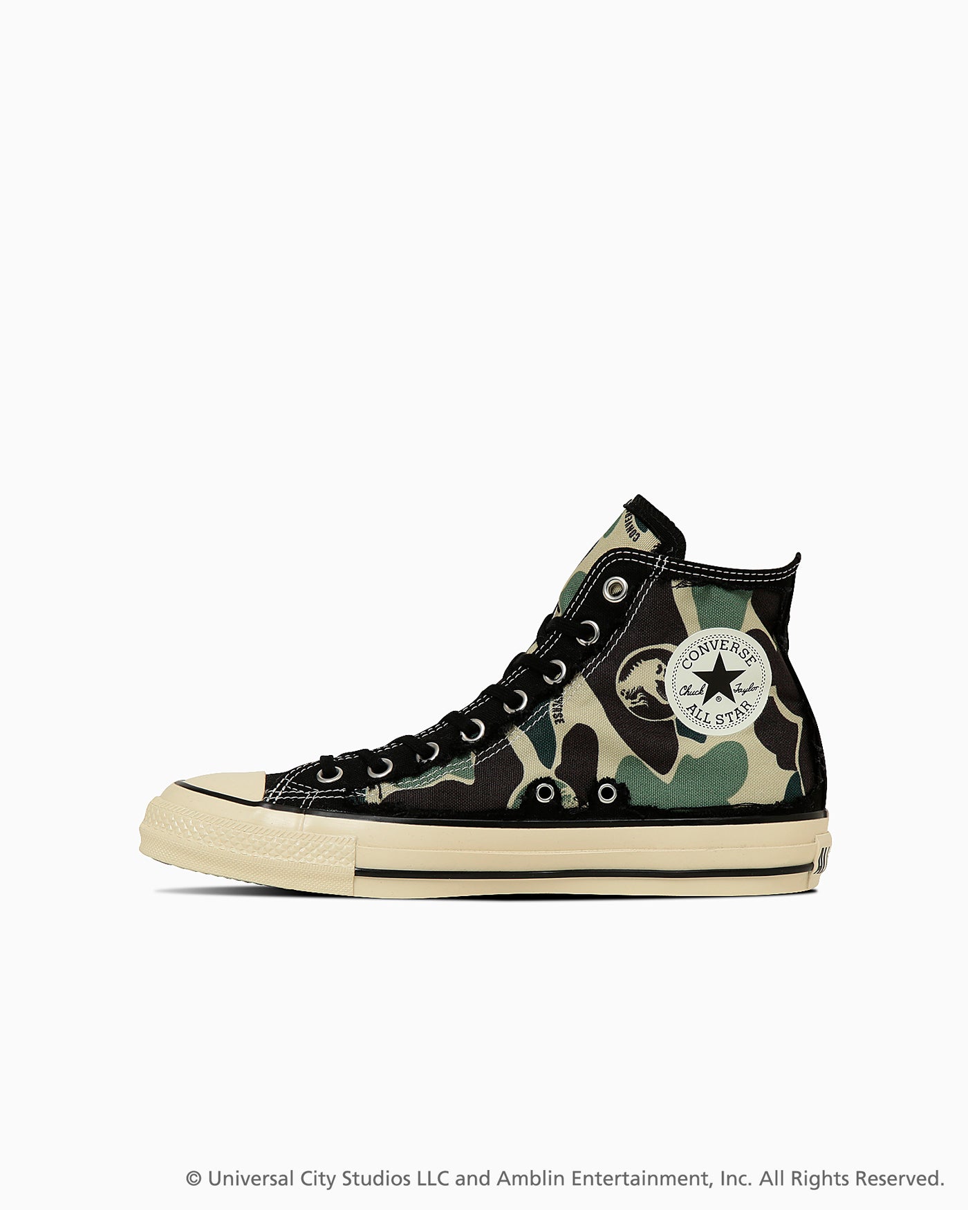 Converse All Star Aged RL Hi Jurassic Park Edition Sneakers Black/Camo 圖 9